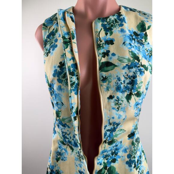 Tuckernuck Water's Edge Hydrangea Rhoda Tunic Top Size 6 - Picture 5 of 13